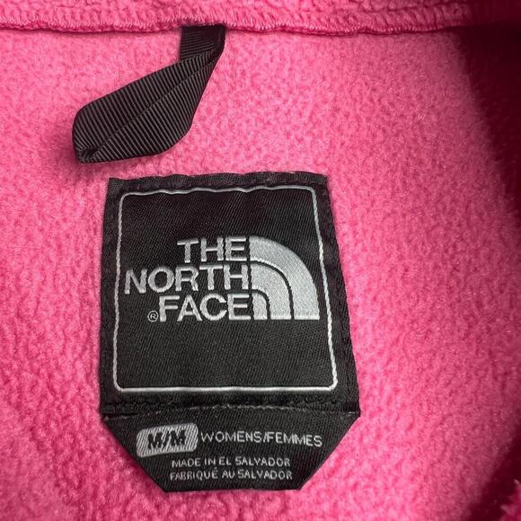 The North Face Women’s Denali Fleece Jacket Pink Black Polartec Recycled Size M - Picture 5 of 7